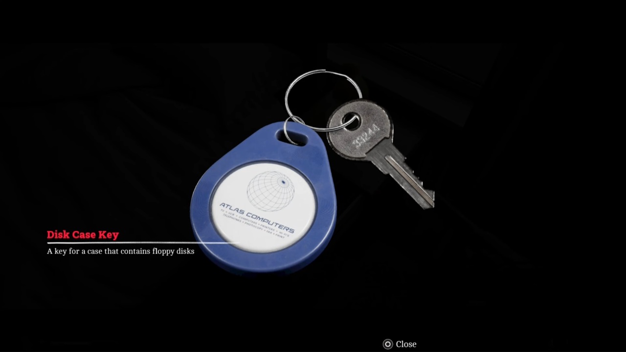 silenthill townfall disk puzzle case key