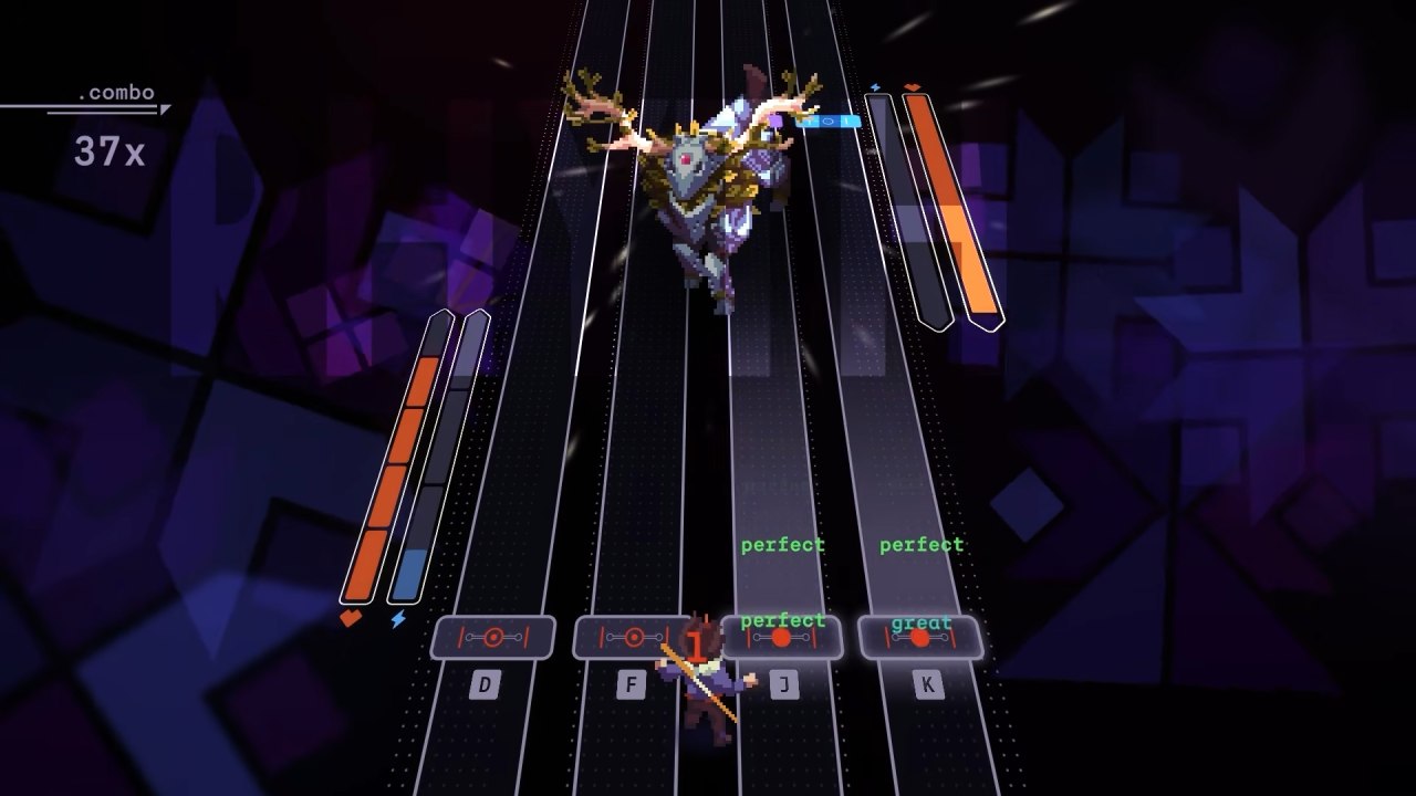 Nocturne Karma fights a deer boss