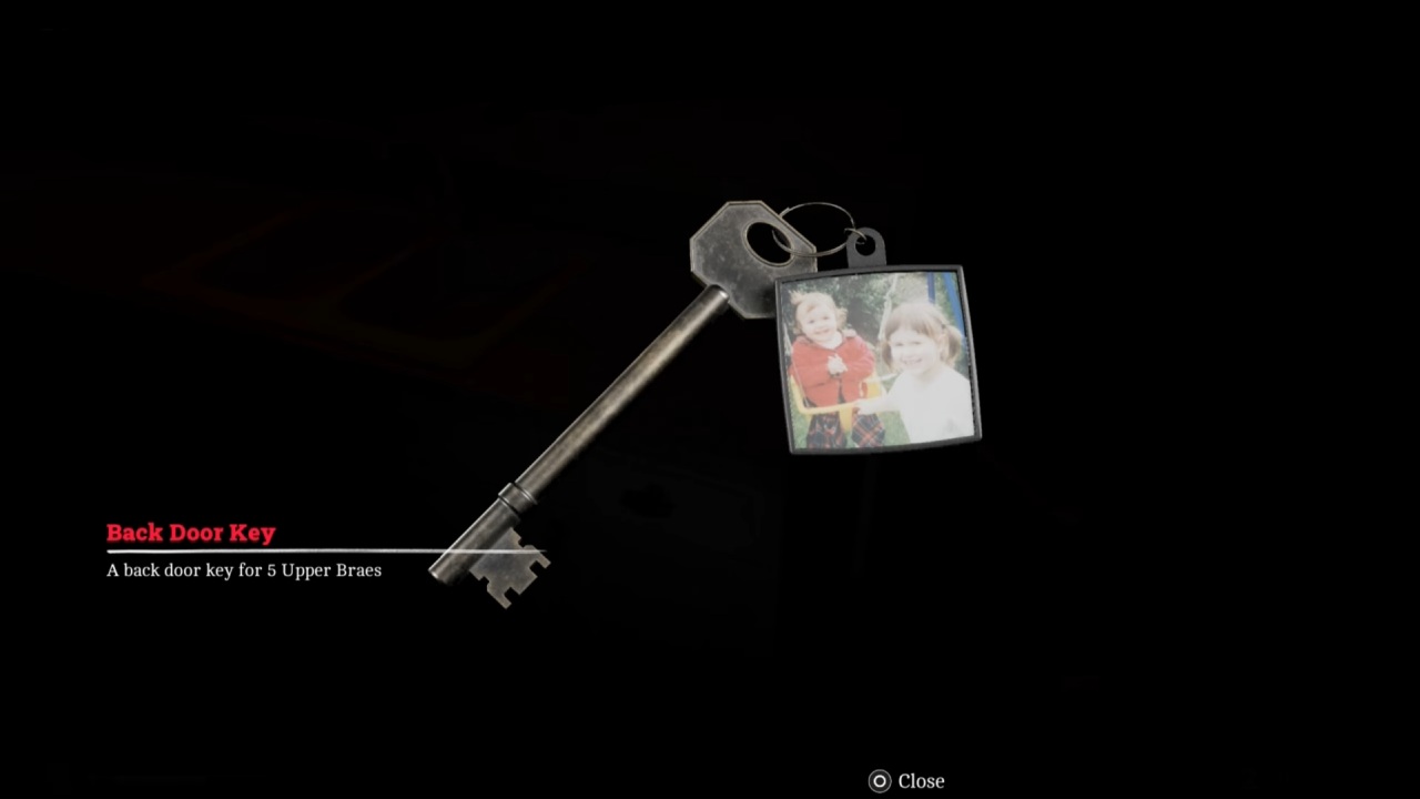 silenthill townfall tape puzzle back door key