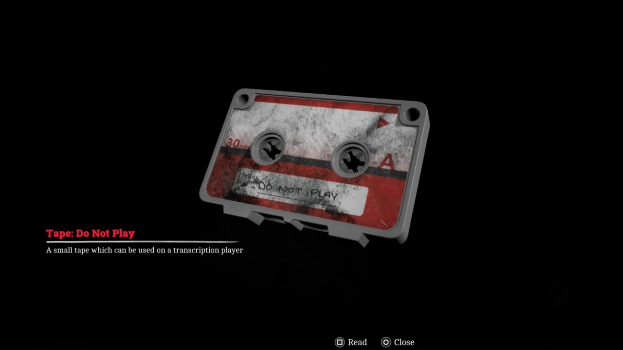 silenthill townfall tape puzzle do not play