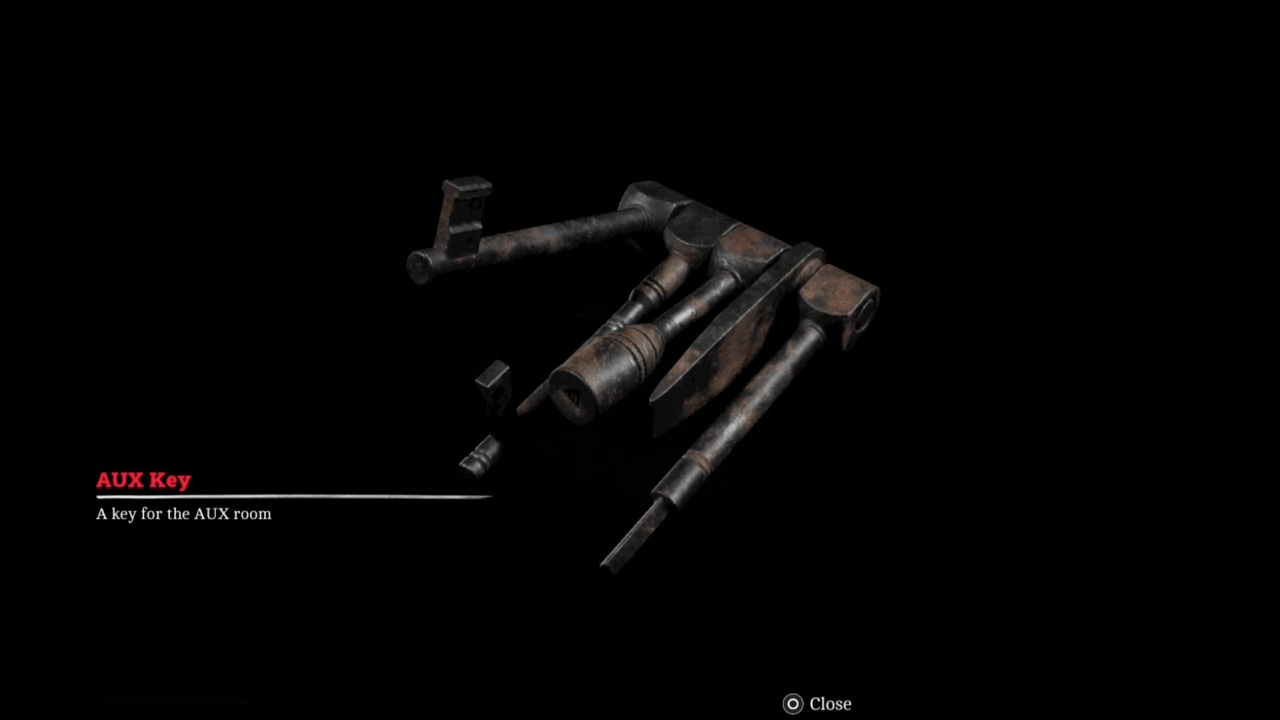 silenthill townfall Aux puzzle room key