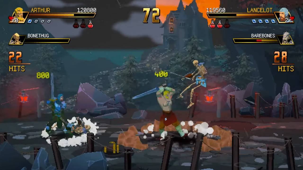 Blades & Battles Arthur and Lancelot Coop Gameplay