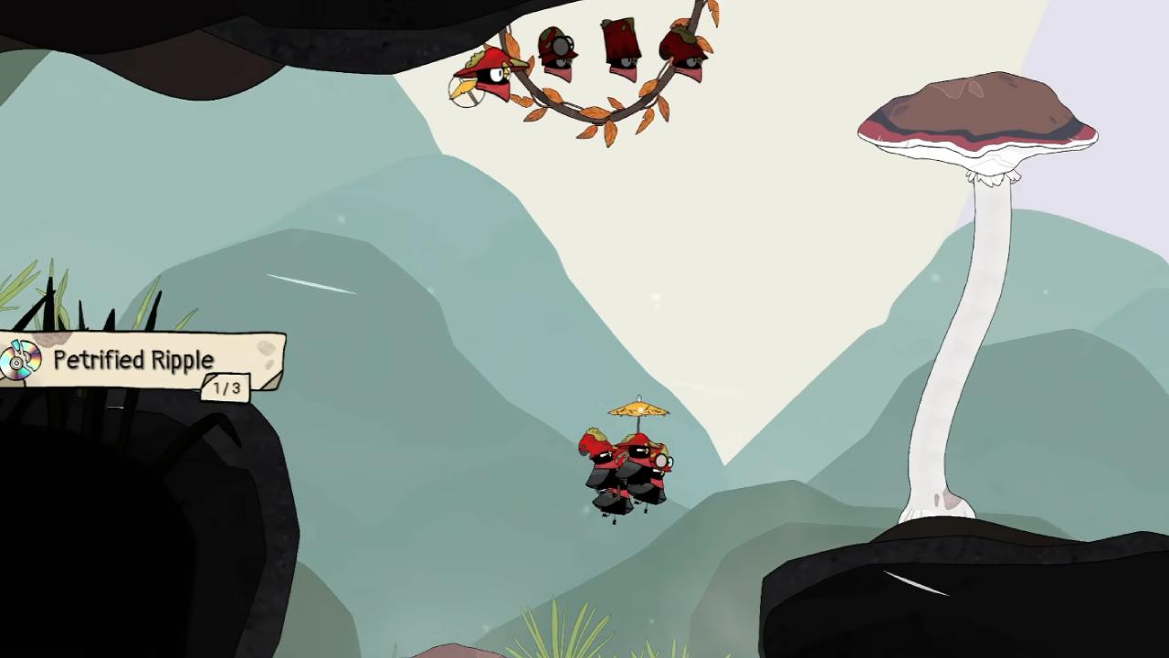 The Merlies  Petrified Ripple Flying Using an Umbrella