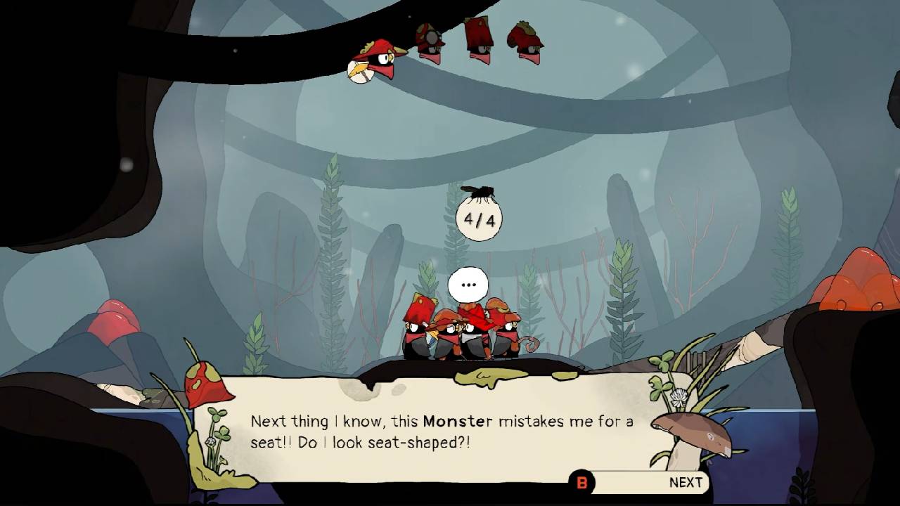 The Merlies Feeding Four Flies to the Frog Mission