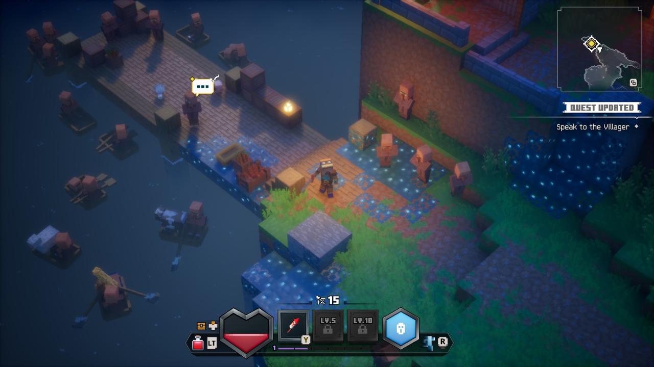 Minecraft Dungeons II Speak to the Villagers