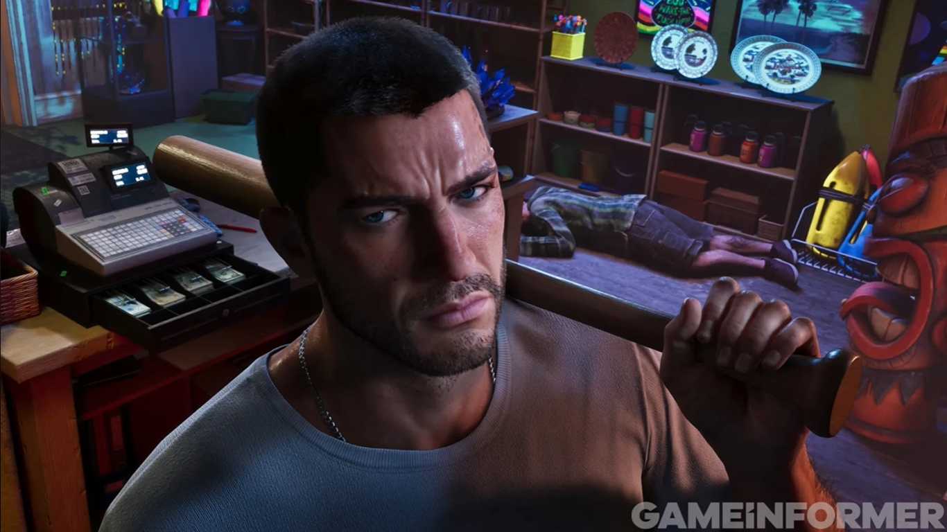 GTA 6 Jason holding a Baseball bat 