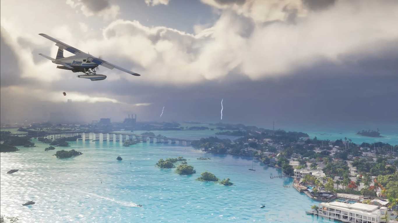 GTA 6 Plane flying over river 