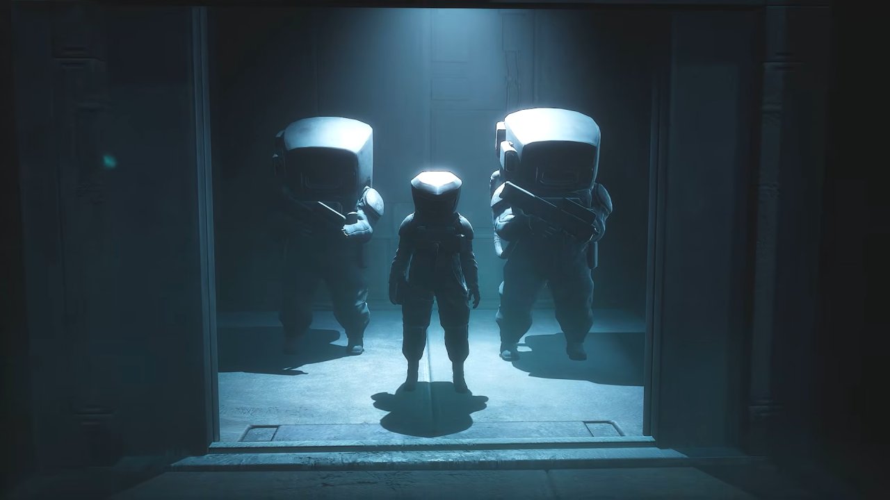 End of Abyss Cel stands with guards