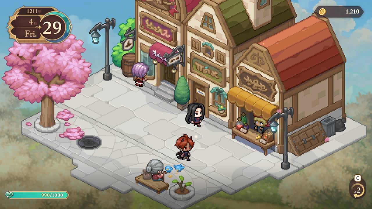 Princess Maker Children of Revelation daughter explores town street