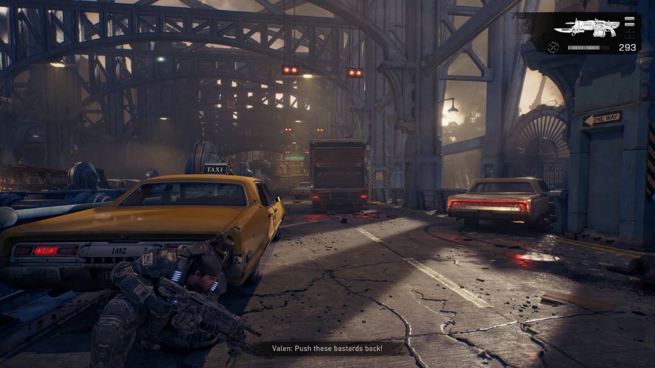 Gears of War: E-Day Chapter 2 Gameplay on the Bridge