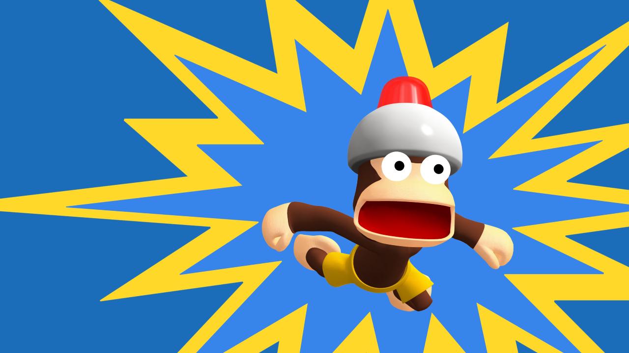 Ape Escape Pipo Monkey leaps forward panicked