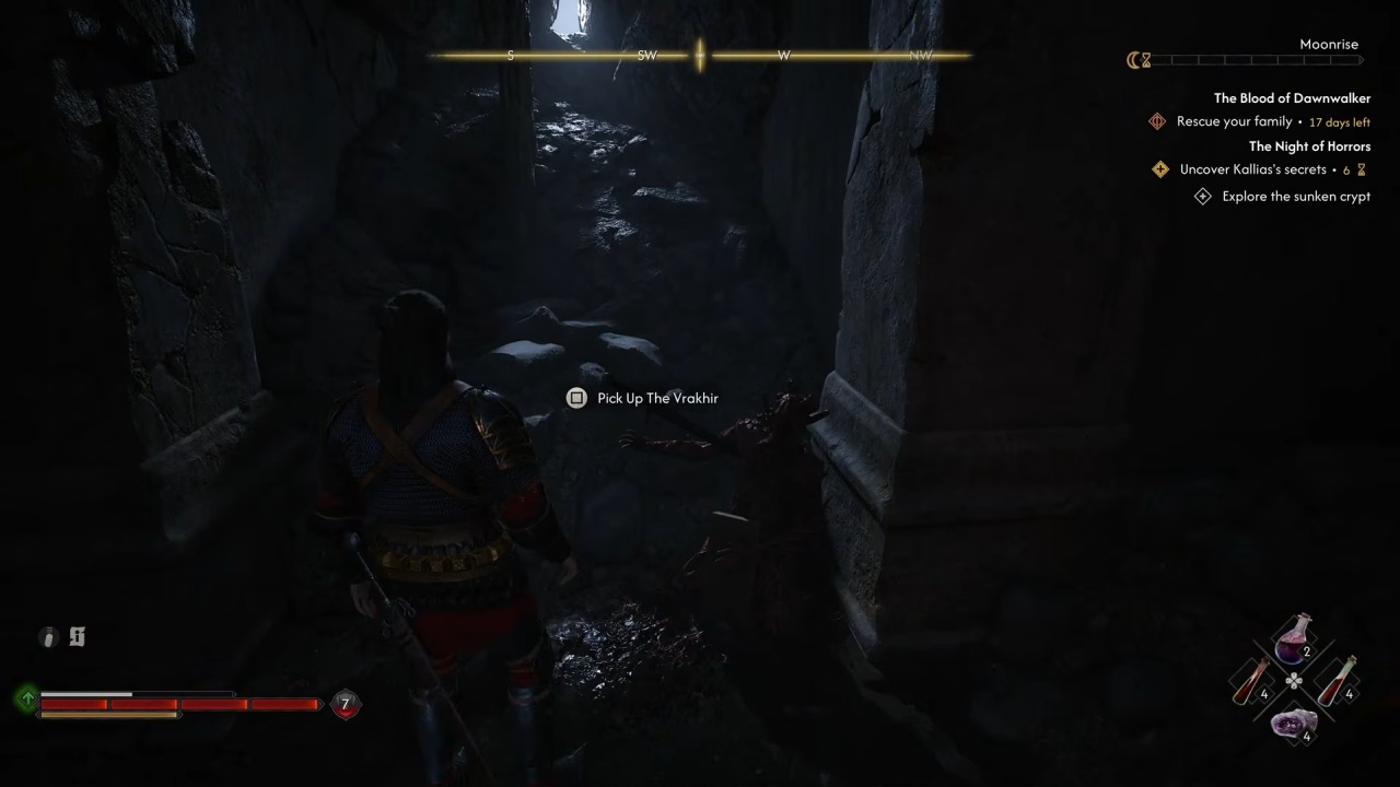 The blood of dawn walker vrakhir location