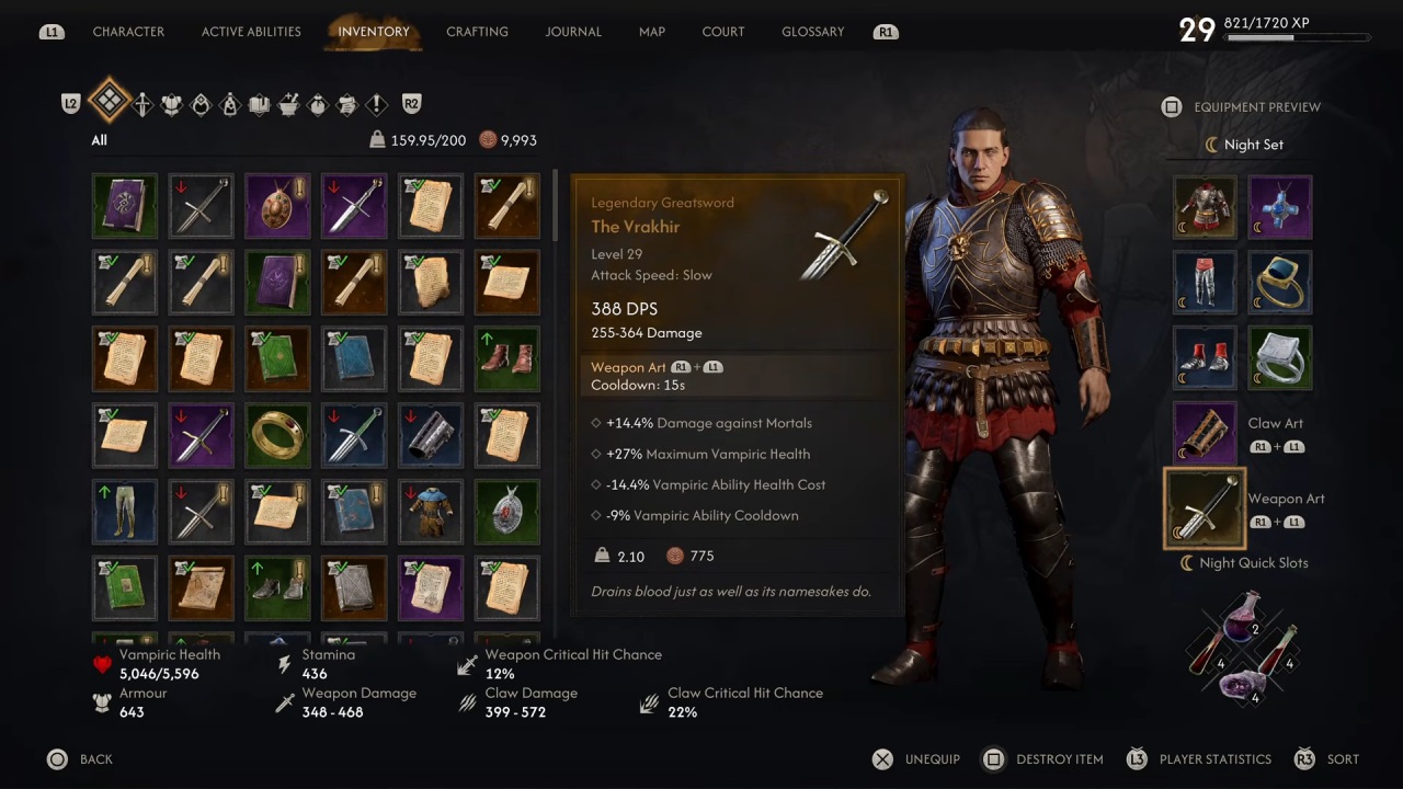 The blood of dawn walker vrakhir