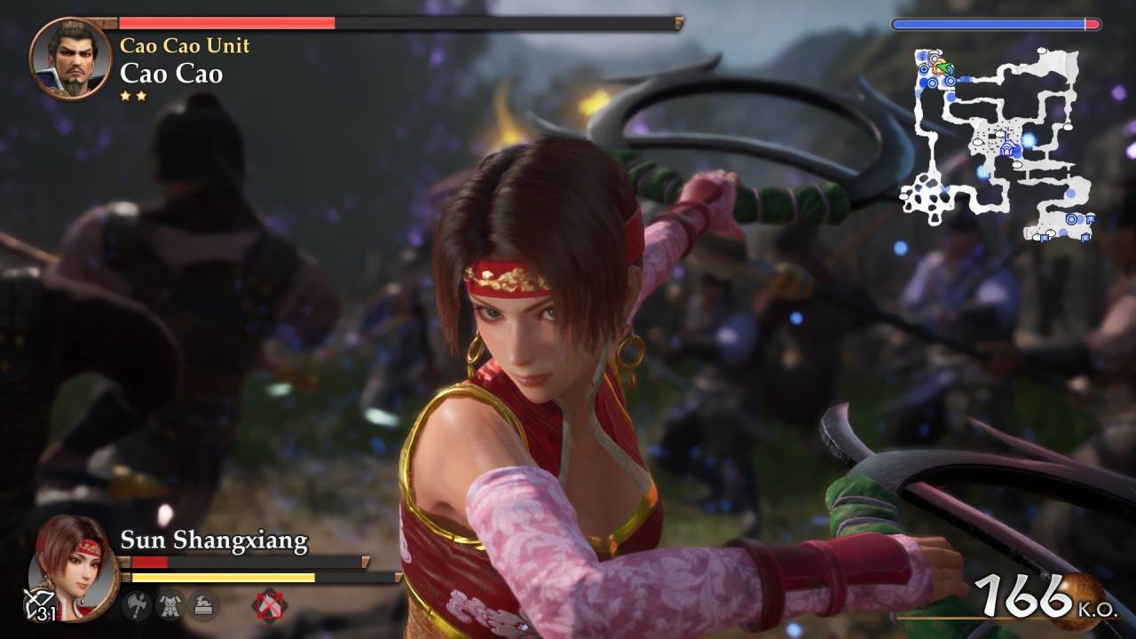 Dynasty Warriors 3: Complete Edition Remastered Sun Shangxiang in Combat
