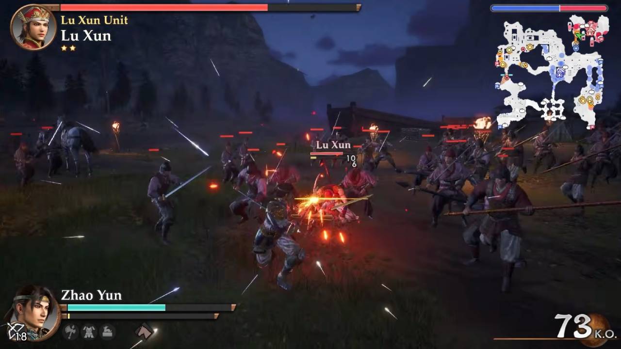 Dynasty Warriors 3: Complete Edition Remastered Zhao Yun in Combat