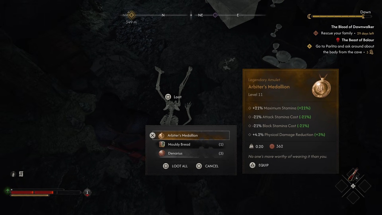 dawnwalker arbiters medallion location