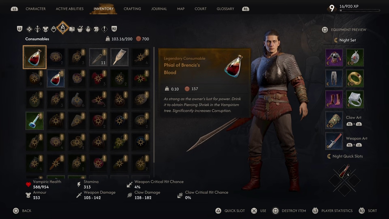 dawnwalker brecis blood