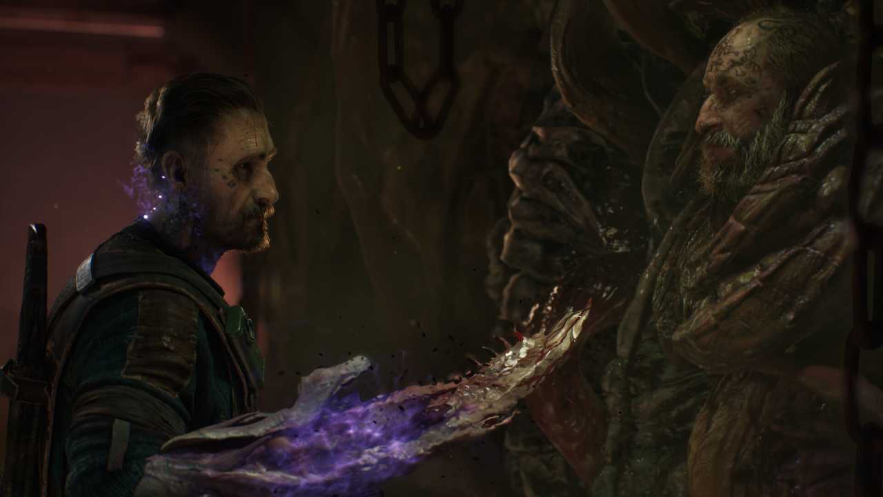 Black Tides: Draga&rsquo;s Wake Protagonist facing Monster 