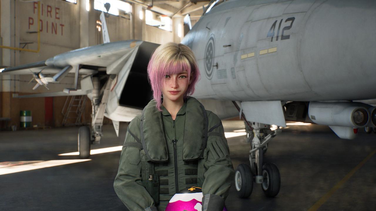 Ace Combat 8: Wings of Theve Super hot female pilot