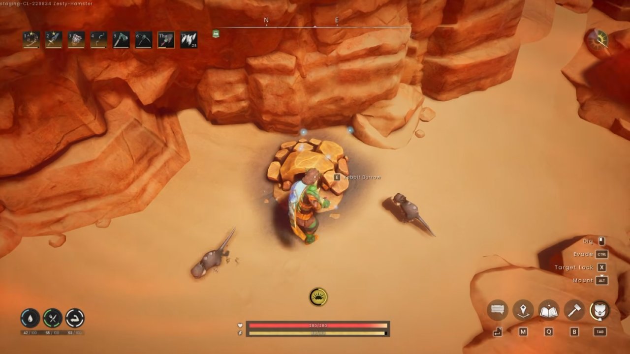 RuneScape Dragonwilds Umbral Sands Kebbit Burrows