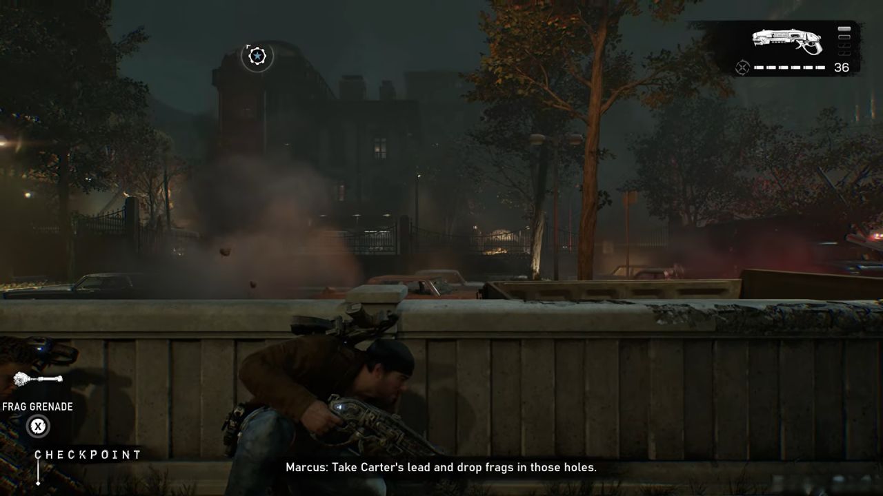 Gears of War E-Day Using Cover