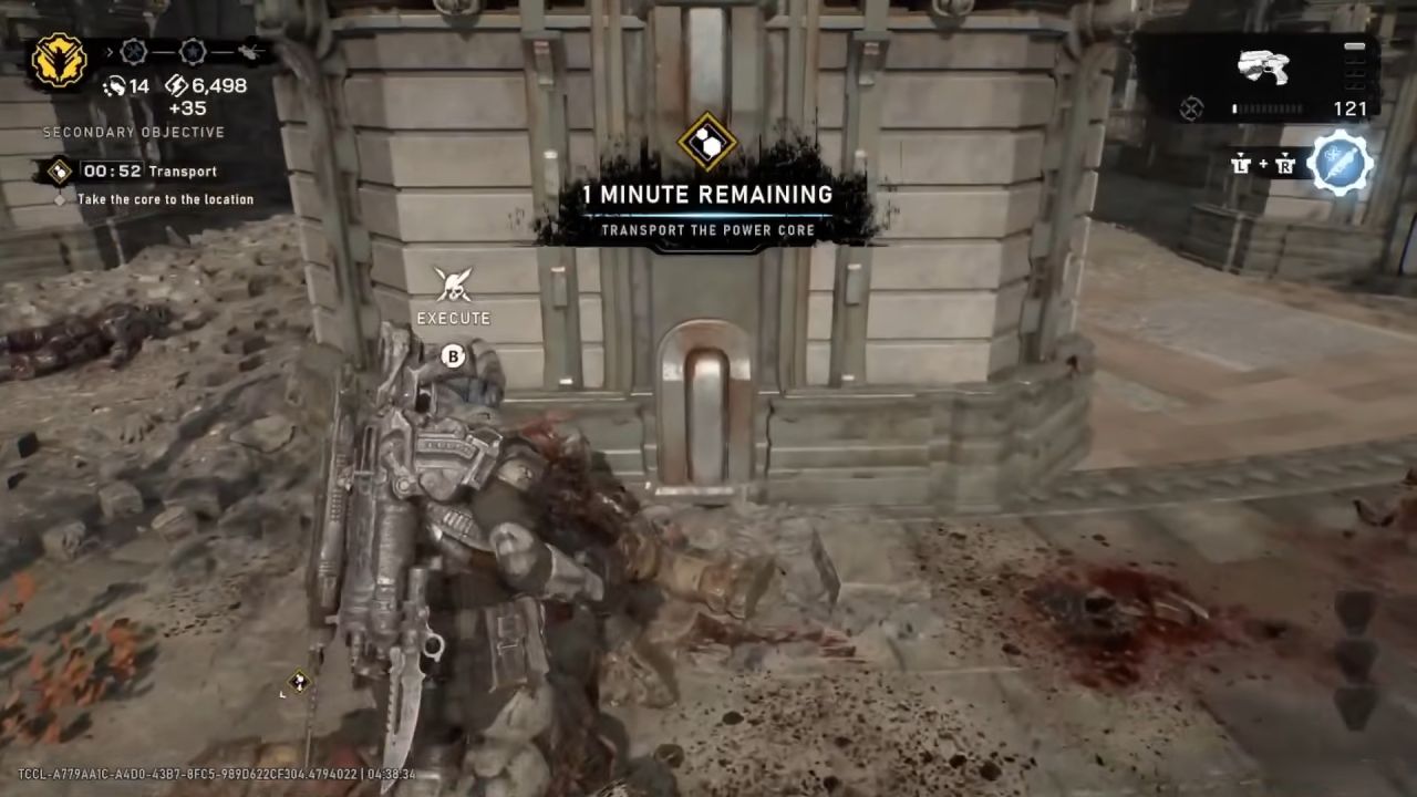 Gears of War E-Day Execute enemy