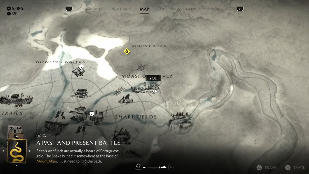ghost of yotei dlc altar maoshoro river