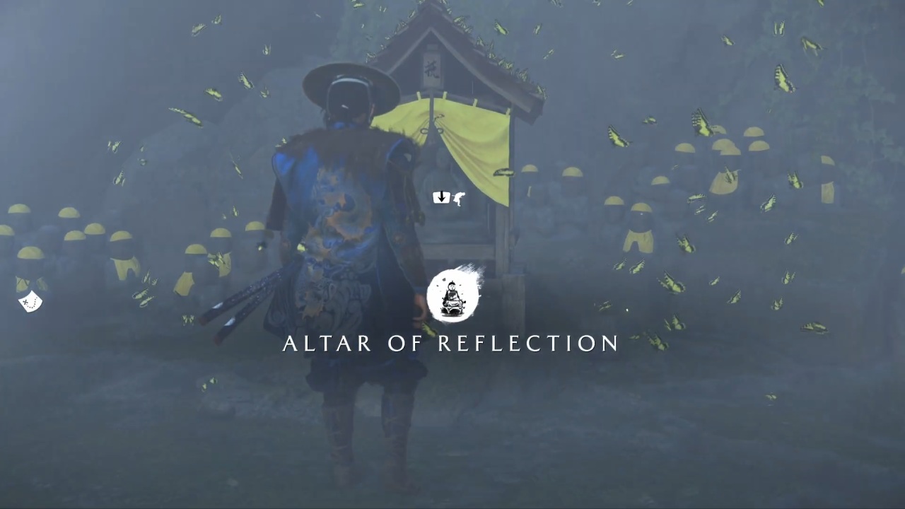 ghost of yotei dlc altar lost grove