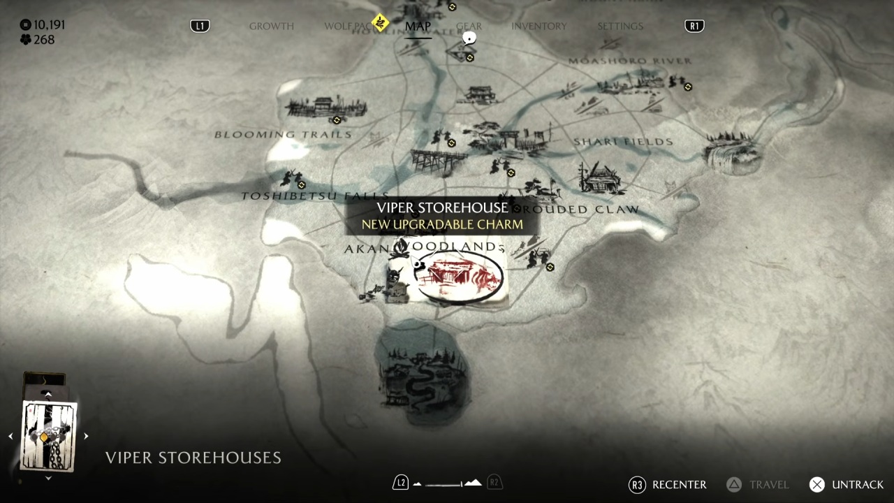 ghost of yotei dlc viper storehouse akan woodlands