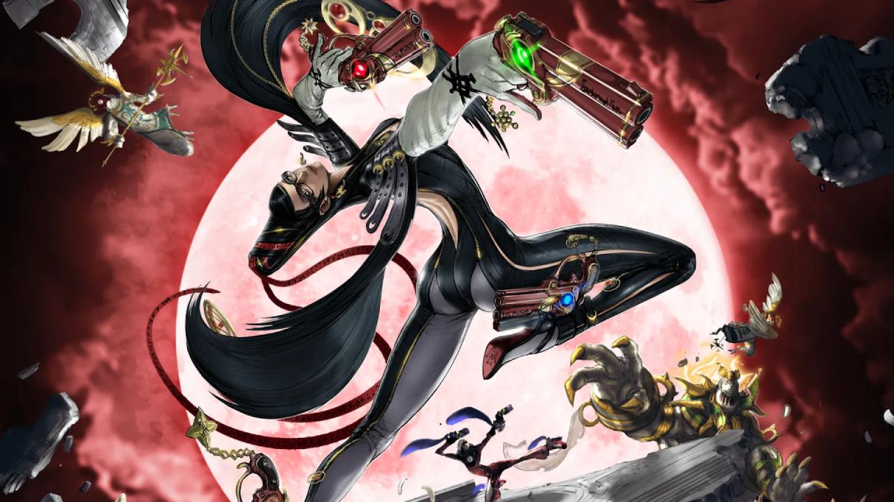 Bayonetta Sexy ass striking action pose