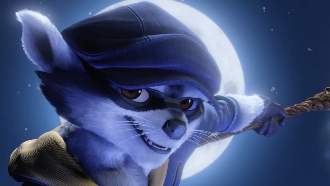 Sly Cooper smirking near moon new games incoming