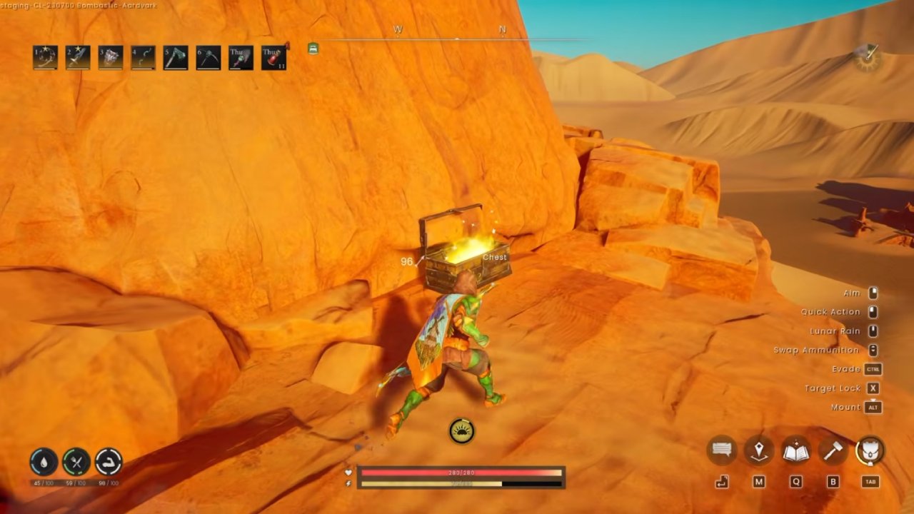 RuneScape Dragonwilds Open the Hidden Chest