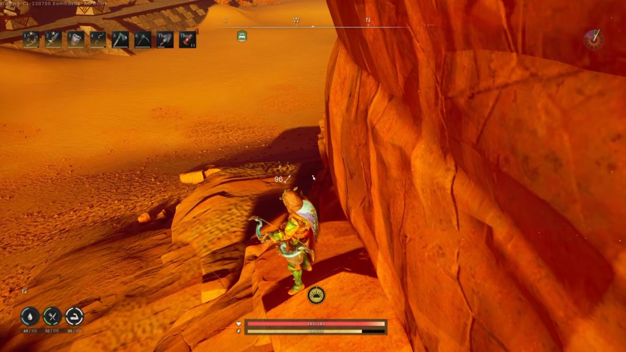 RuneScape Dragonwilds Build Platforms Up the Rock Formation