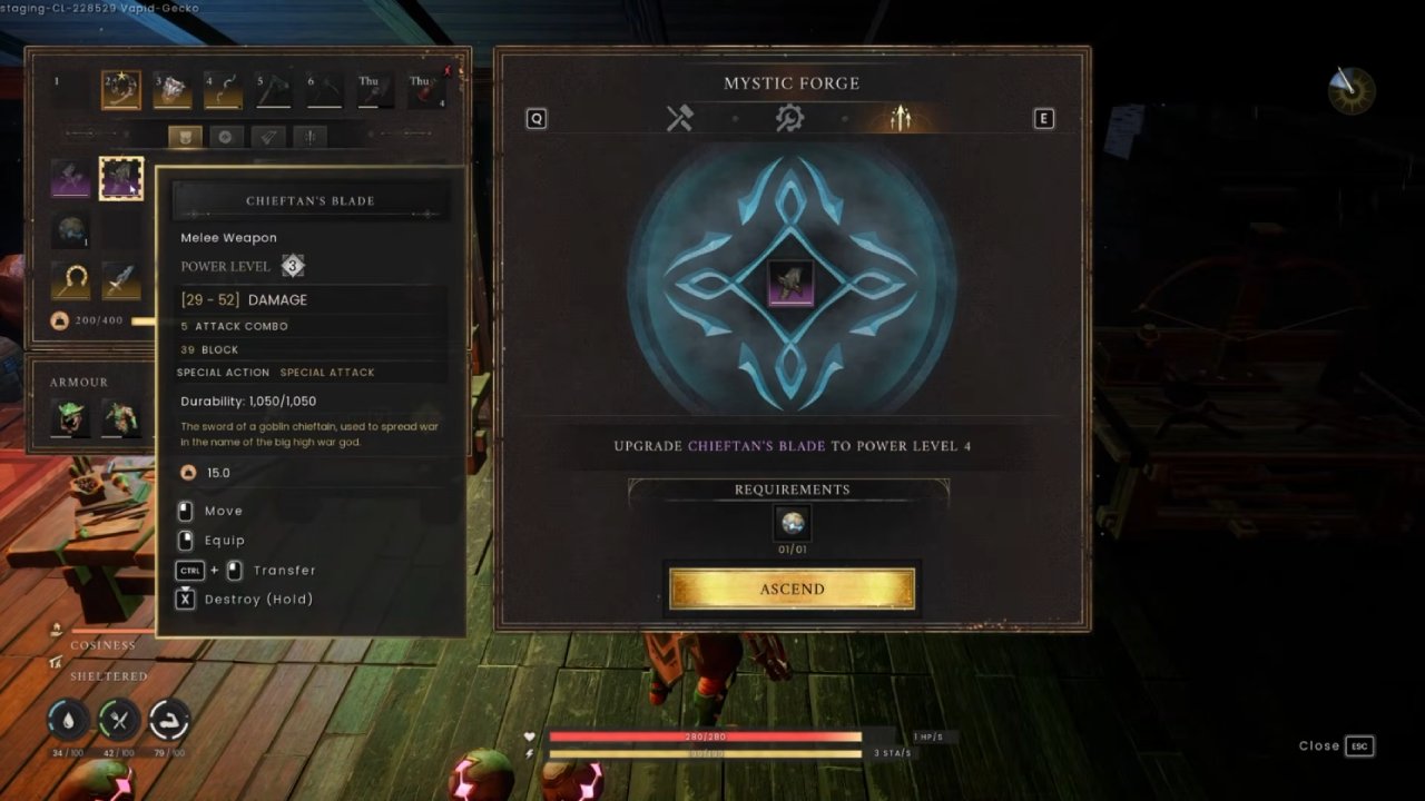 RuneScape Dragonwilds Ascend Your Weapon