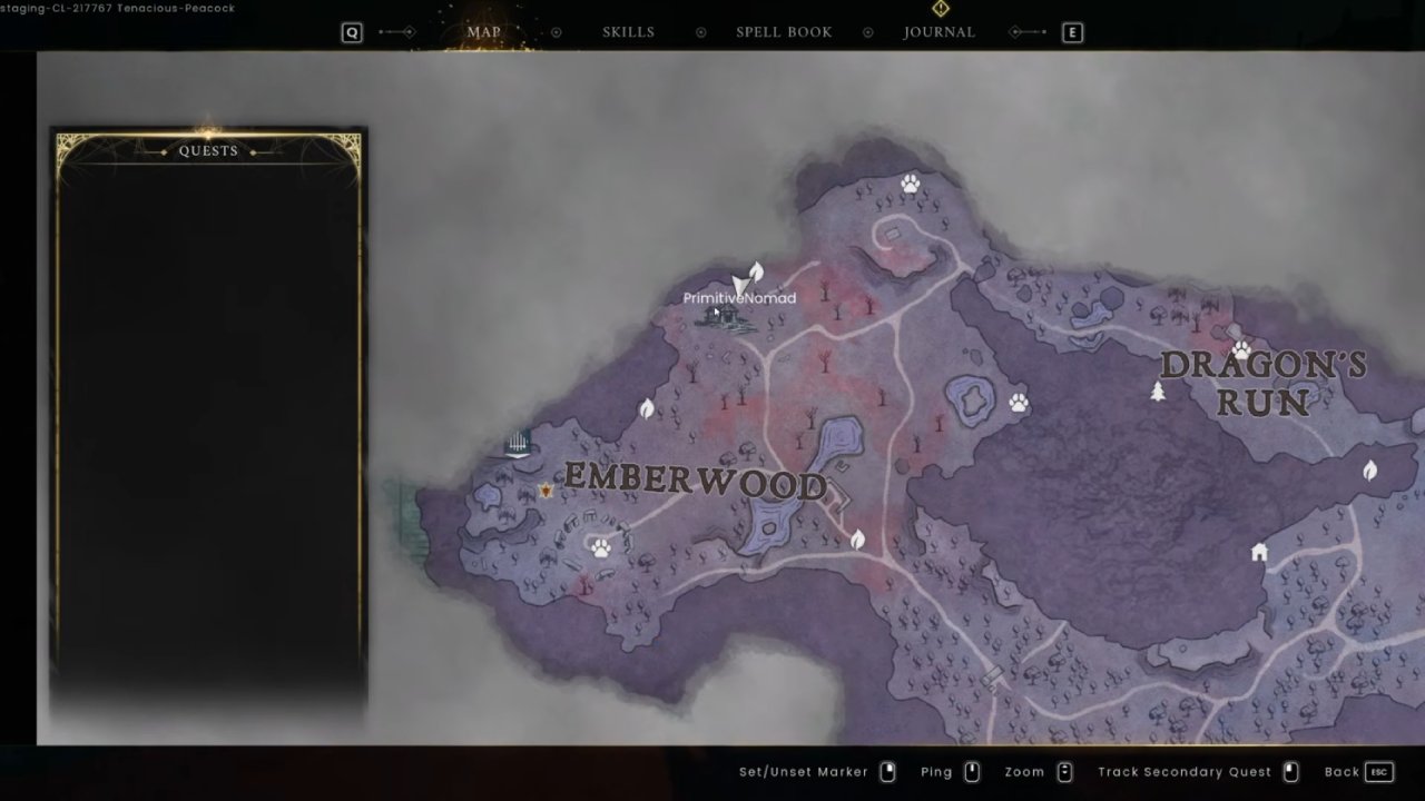 RuneScape Dragonwilds Search Emberwood and Dragon's Run