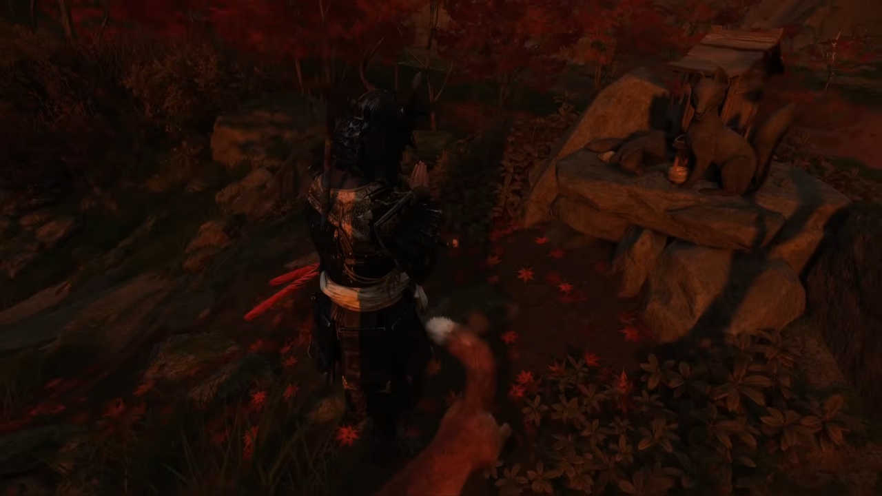 ghost of yotei dlc riverside fox altar