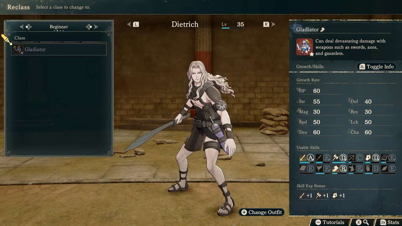 Fire Emblem: Fortune's Weave Gladiator