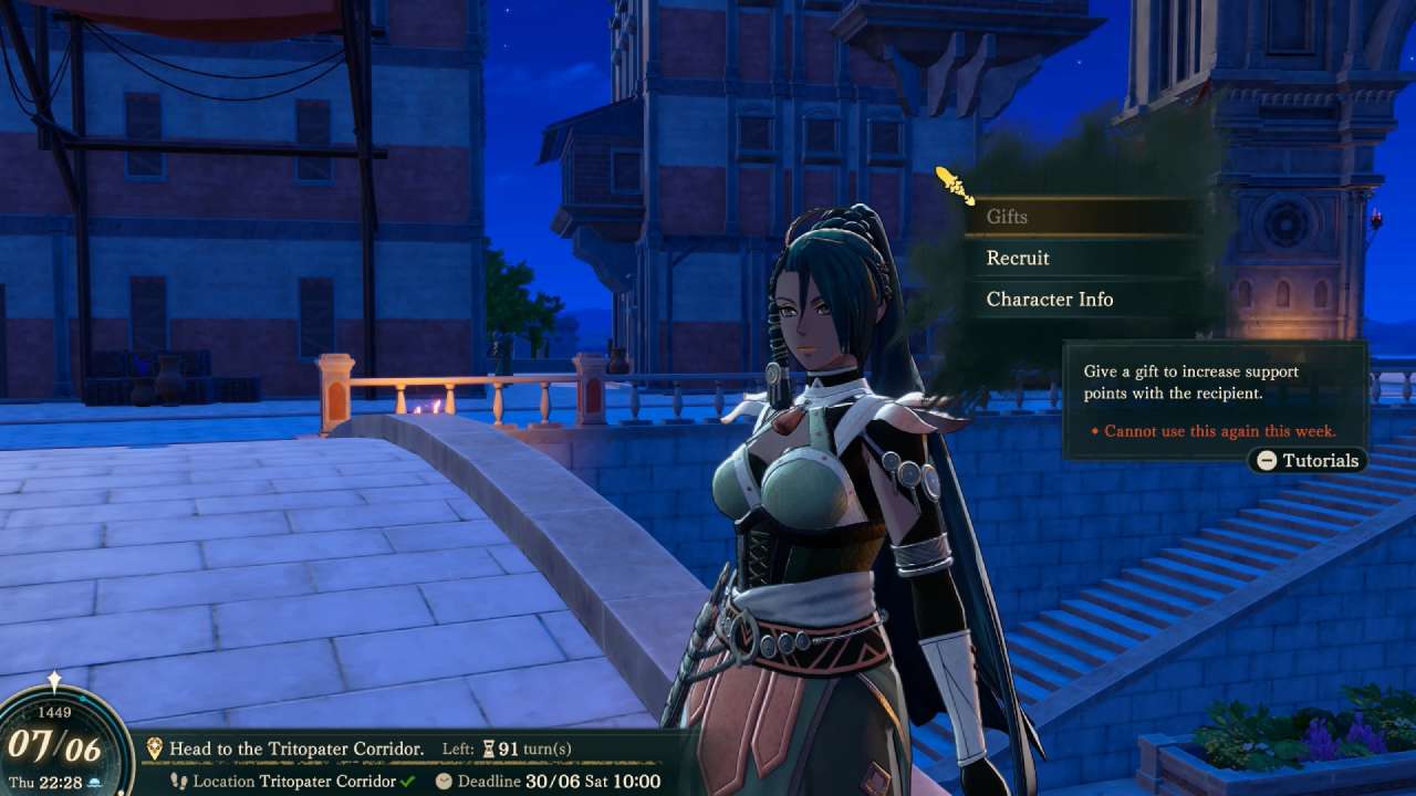 Fire Emblem: Fortune's Weave Giving Gifts