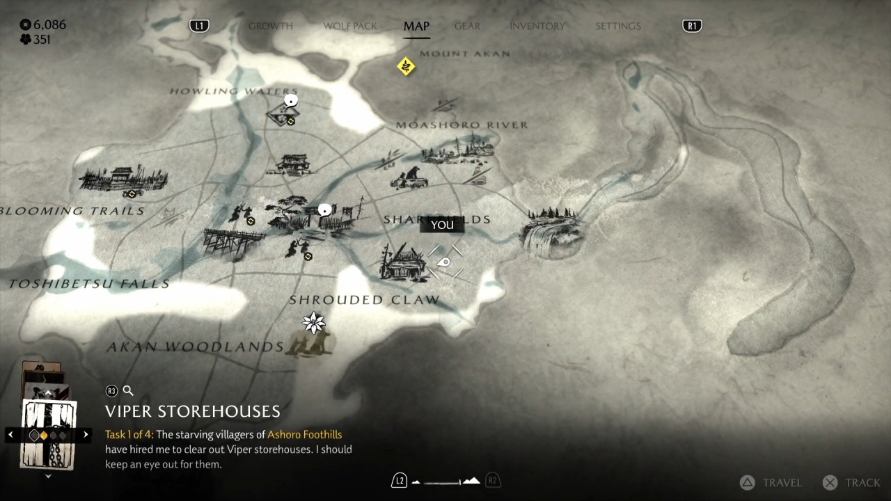 ghost of yotei dlc natures promise helmet map