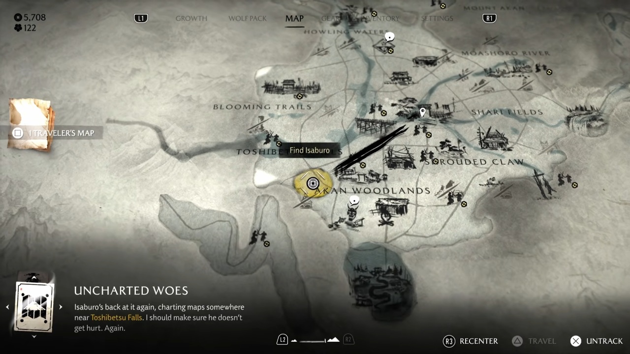 ghost of yotei dlc uncharted woes toshibetsu falls