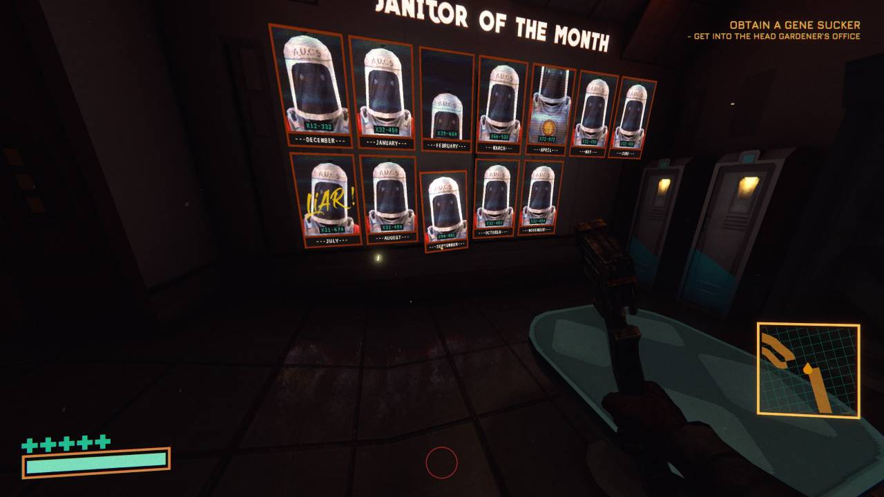 RetroSpace Janitor of the Month Board