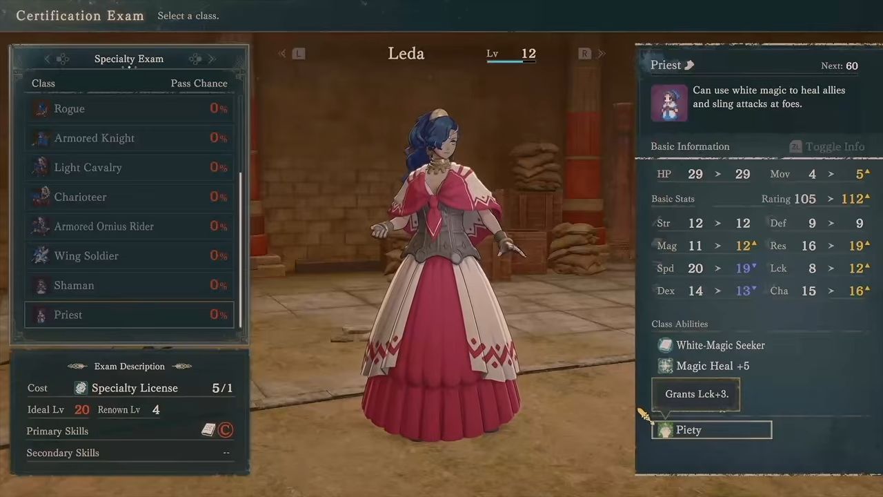 Fire Emblem: Fortune's Weave Priest