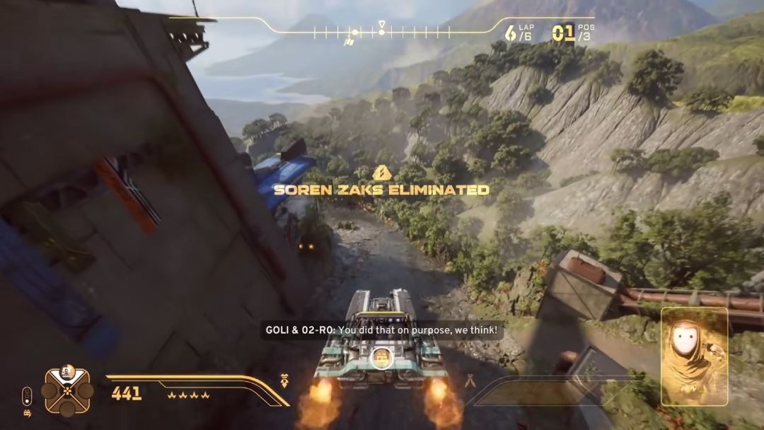 STAR WARS: Galactic Racer Damage Walls Crash Limits