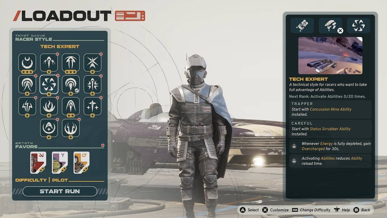 STAR WARS: Galactic Racer Racer Styles