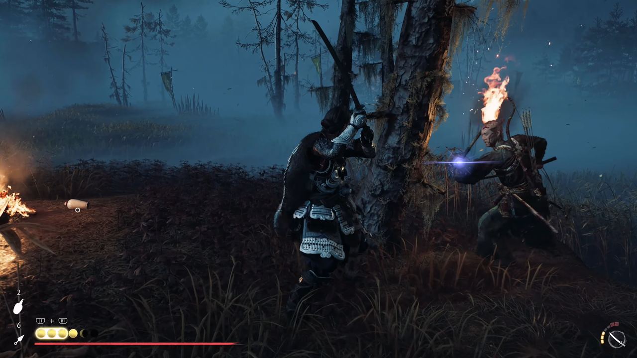 Ghost of Yōtei Echoes of Sekigahara Atsu ambushes enemy