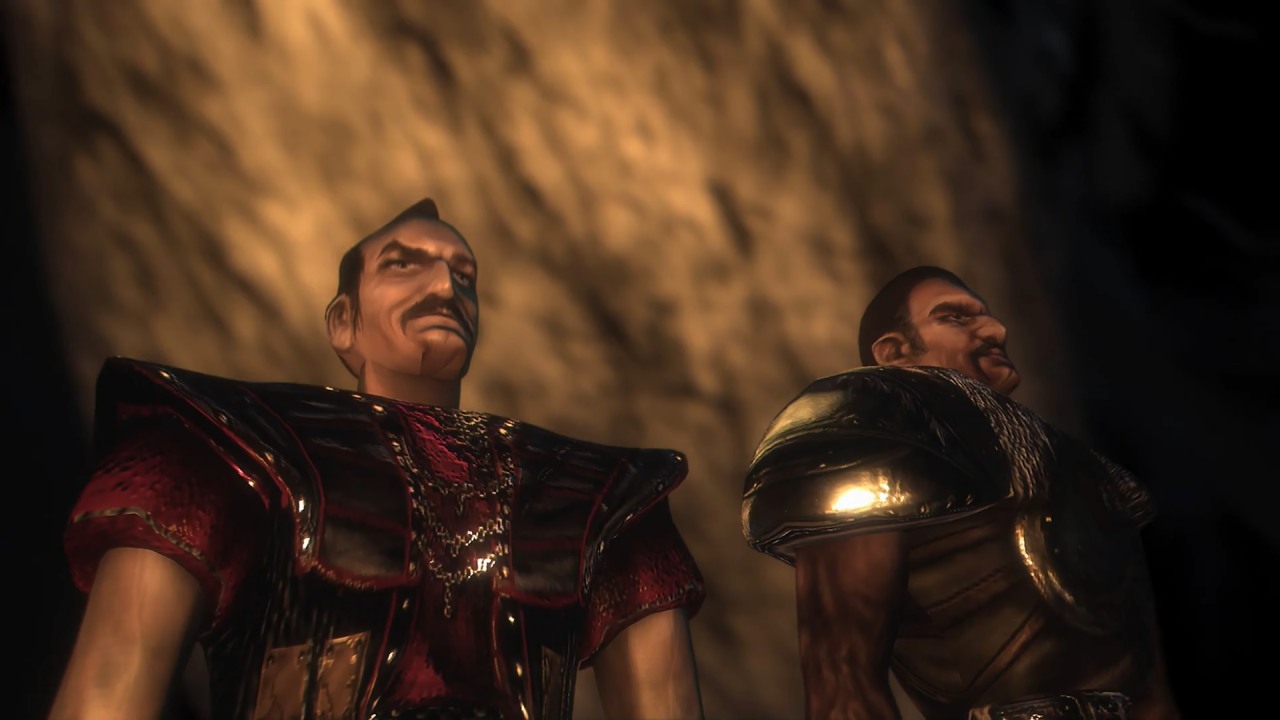 Gothic II Complete Classic Gomez stands beside Thorus