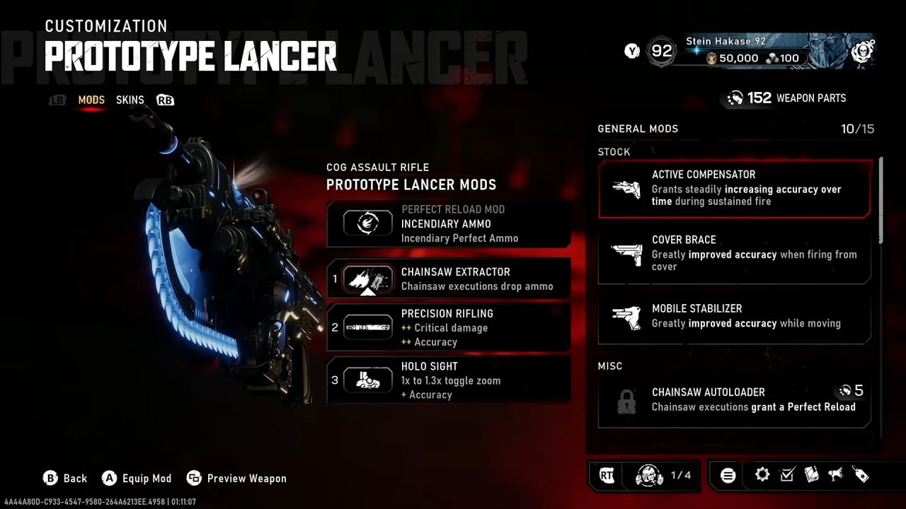 Gears of War E-Day Stock Mods