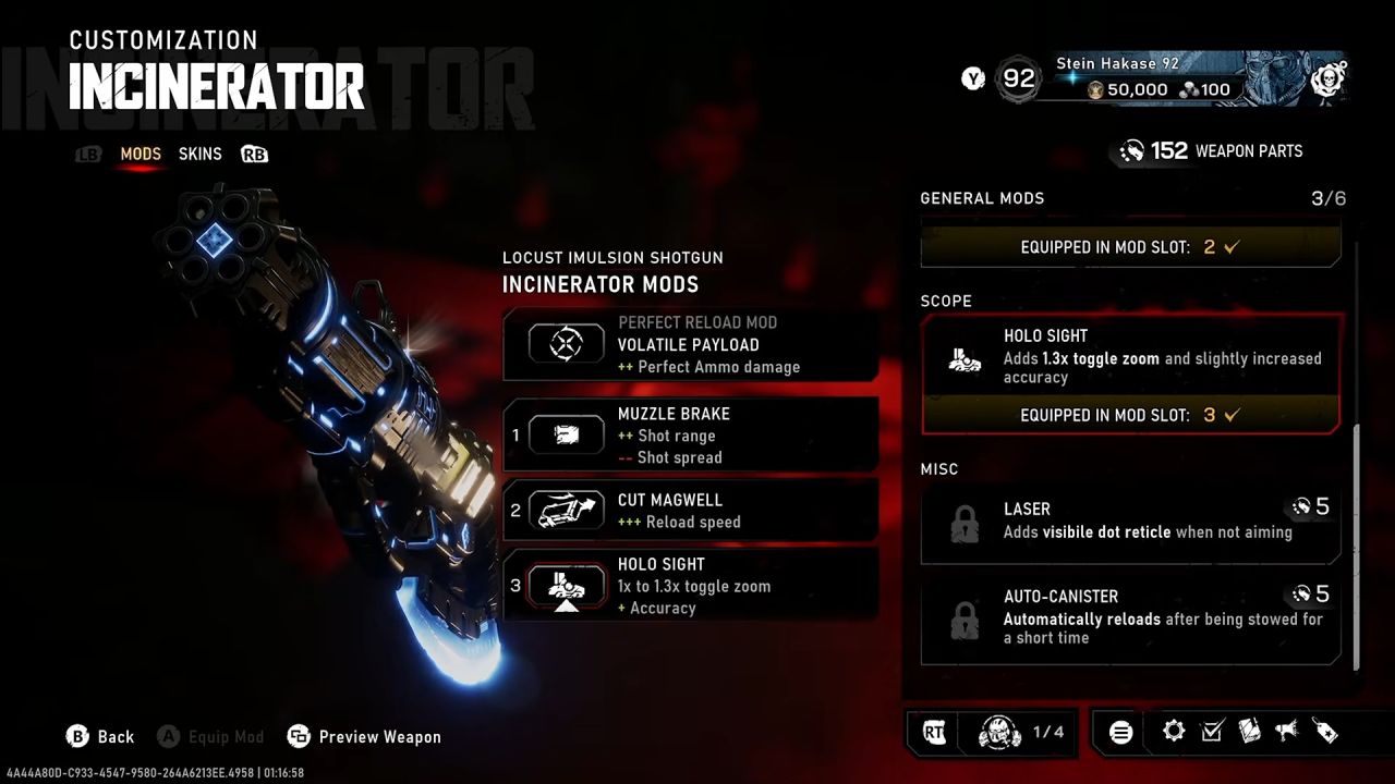Gears of War E-Day Scope Mods