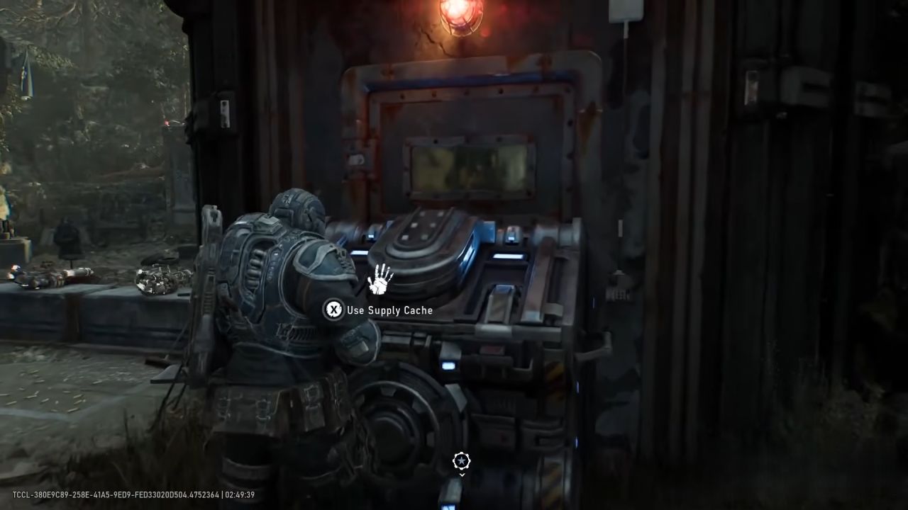 Gears of War E-Day Using Supply Cache