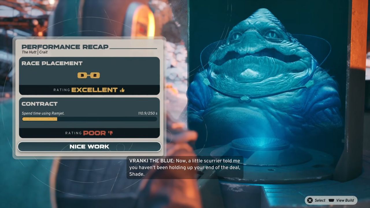 STAR WARS: Galactic Racer Guide Performance Recap Backer